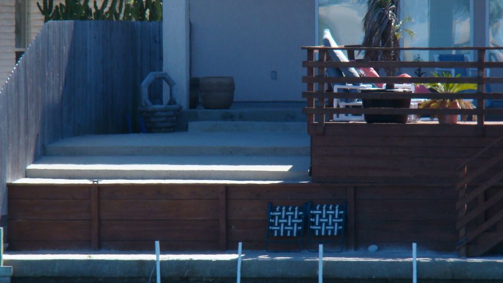 EXISTING WOOD DECK, CONCRETE STEPS and FLATWORK, HANDRAILS, BULKHEAD, STAIRS and POOL to be REPLACED
